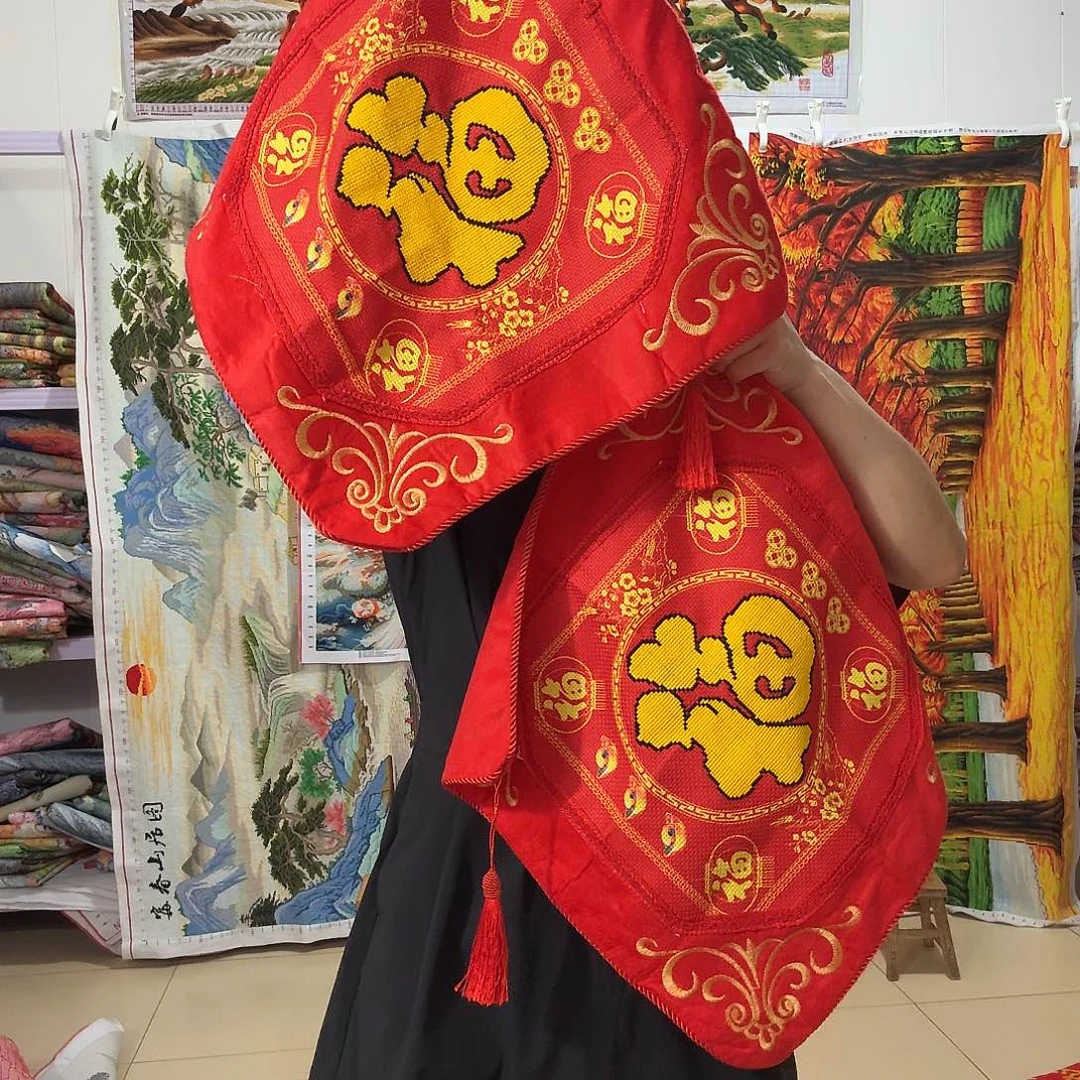 棉十字绣成品出售