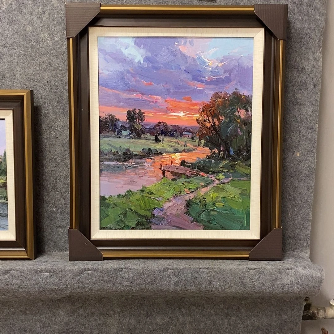 油画带外框画芯尺寸40x50cm