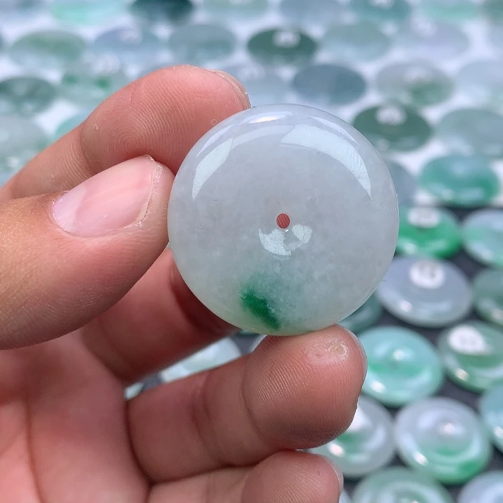 翡翠未镶嵌颈饰缅甸天然A货翡翠31.3-9.8