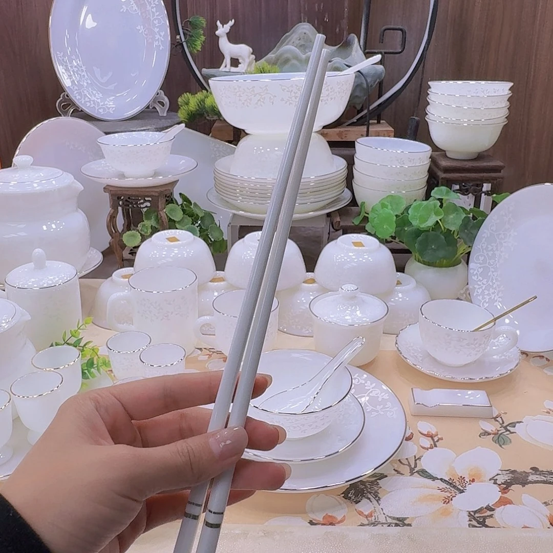 瓷景德镇骨瓷筷子