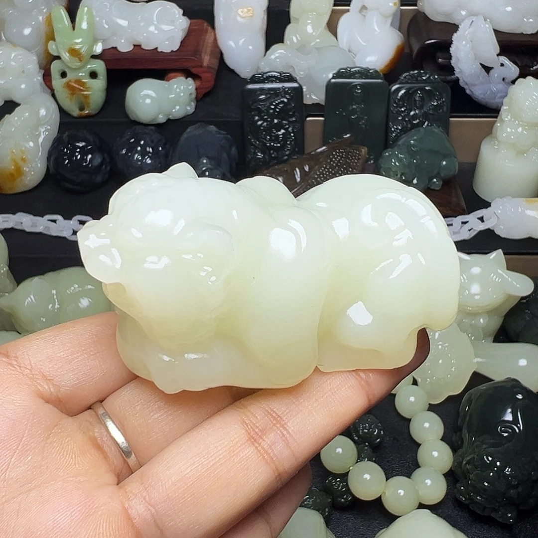 赵***生软玉未镶嵌把件新疆天然精品料子