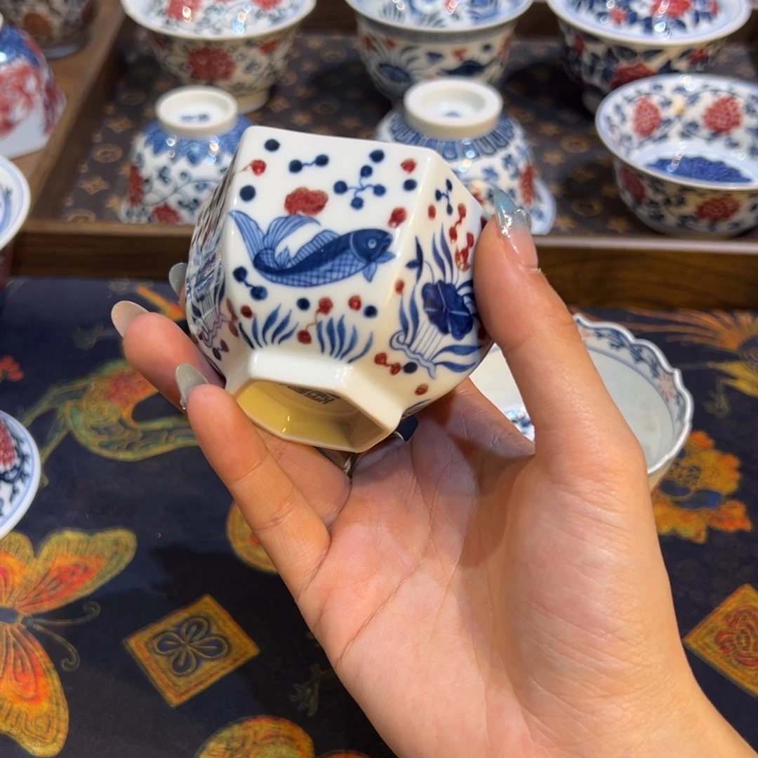 摆件陶瓷景德镇陶瓷茶器百宝箱