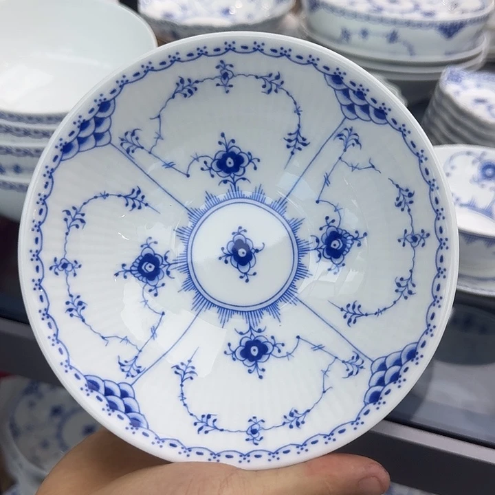 6寸长生碗（唐草）联盟陶瓷