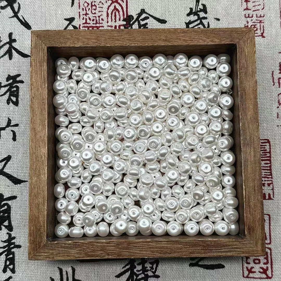 【贝珠算盘8mm】非珍珠 少女感手工串珠DIY散珠多样性发一