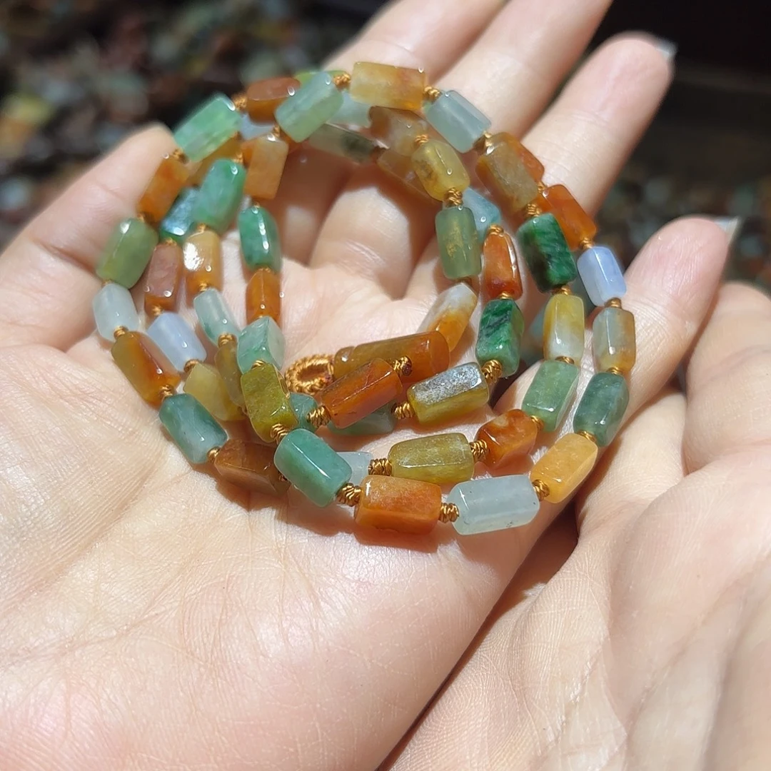 翡翠未镶嵌颈饰原创