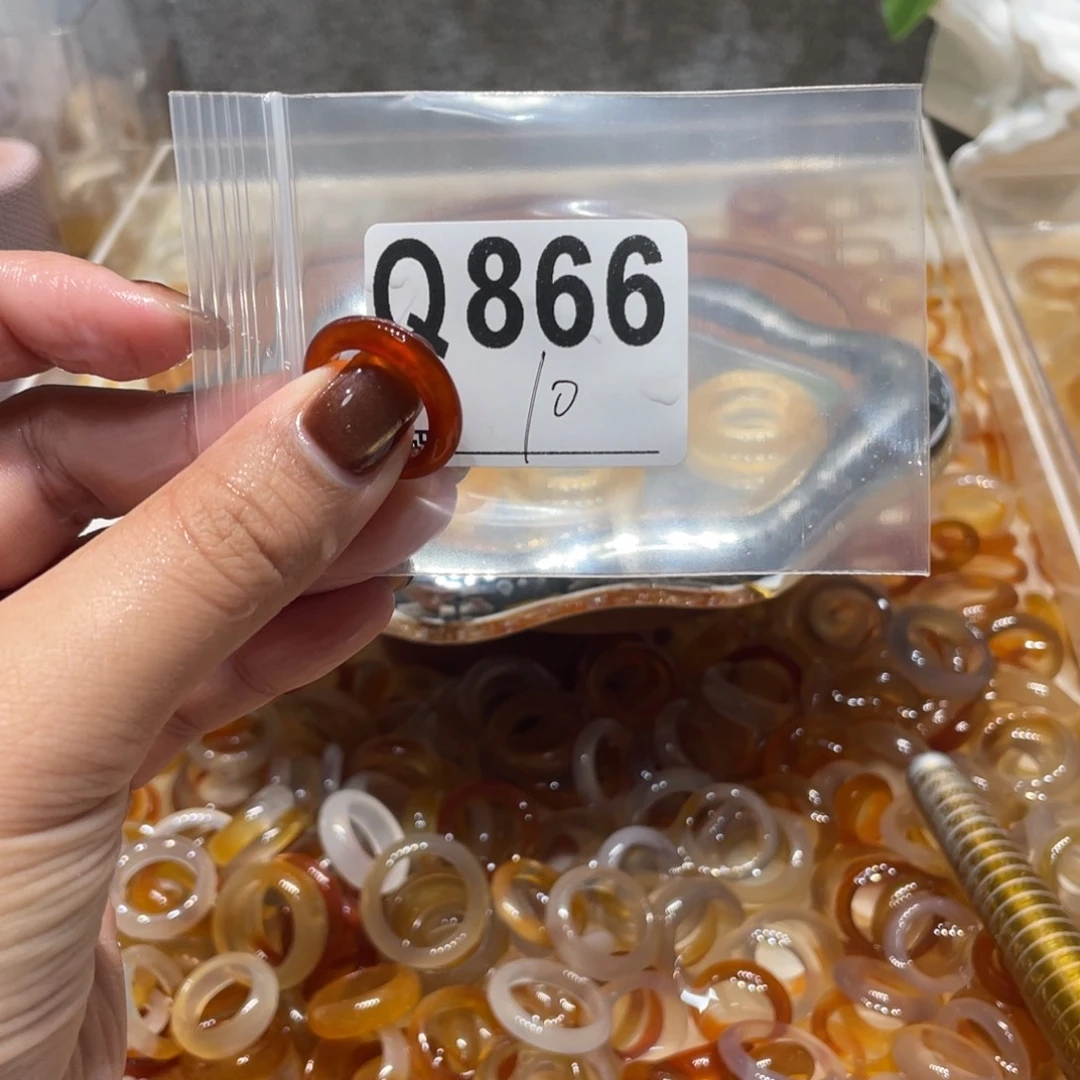 玛瑙/玉髓未镶嵌戒指866