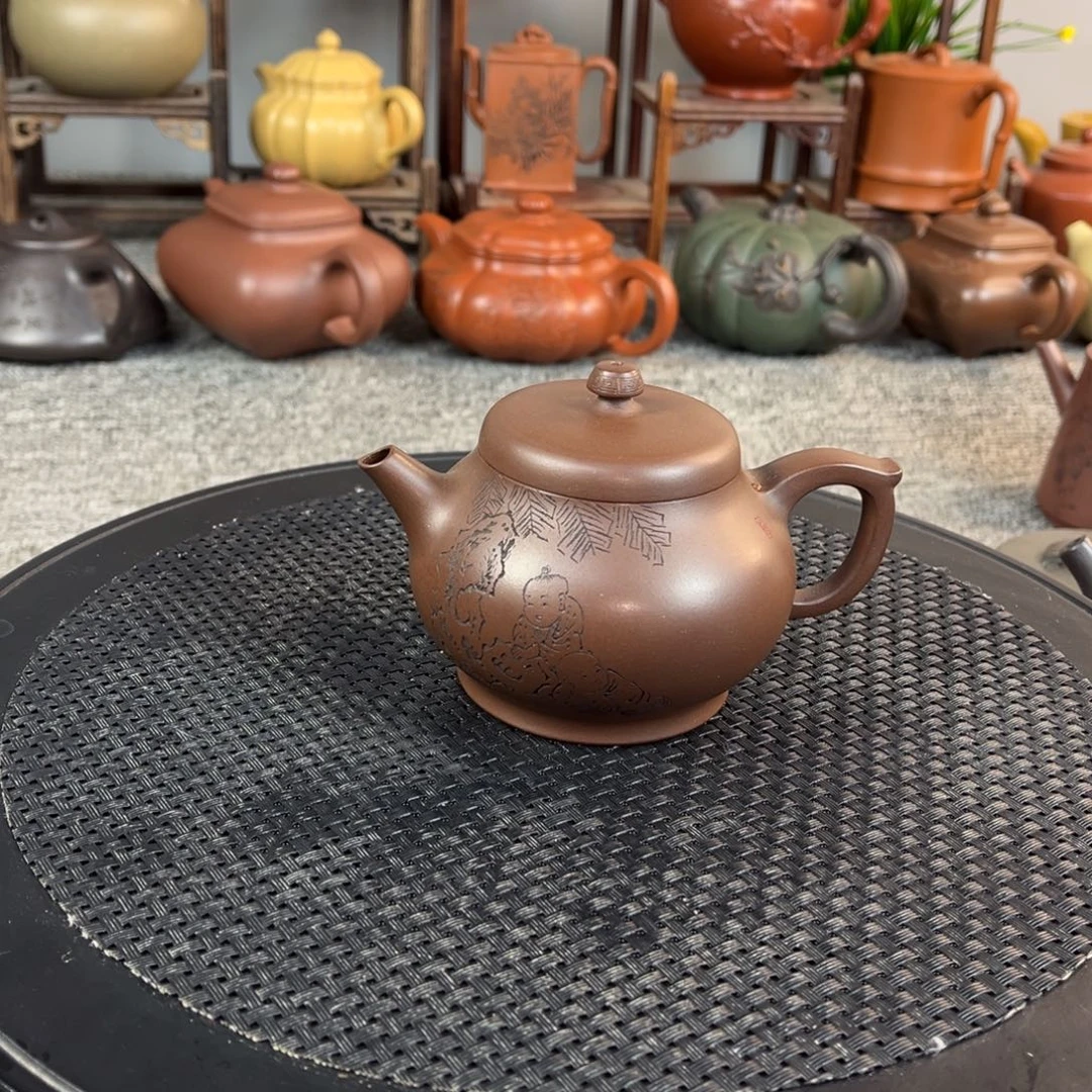 茶壶紫砂宜兴紫砂壶220ml