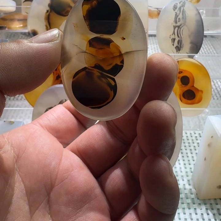 玛瑙/玉髓未镶嵌项链