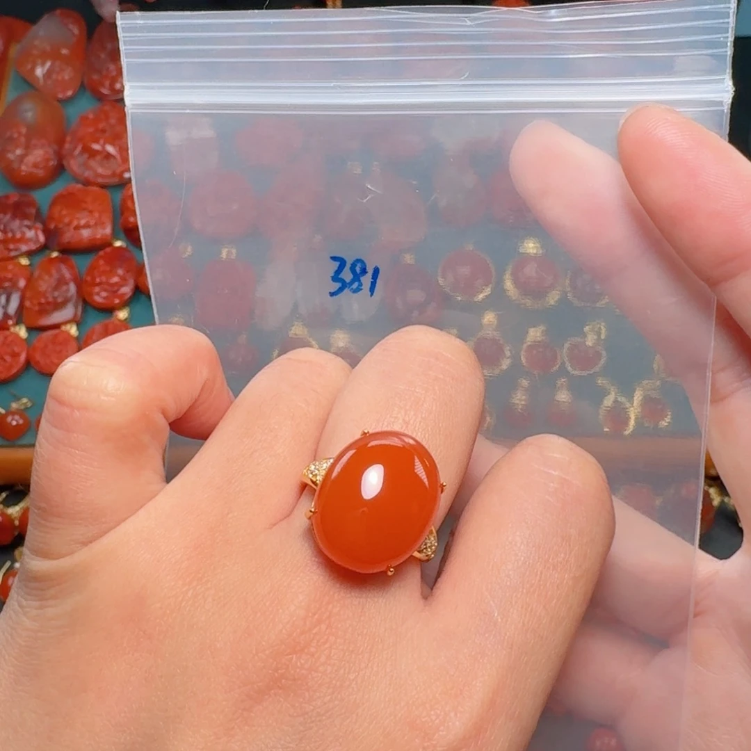 南红玛瑙南红银S925镶嵌