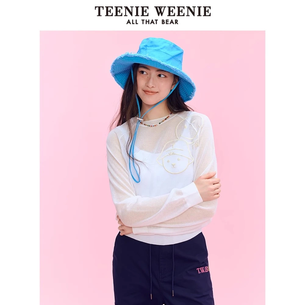 【smiley联名系列】TeenieWeenie小熊轻薄针织衫25毛衣TTKW256627N