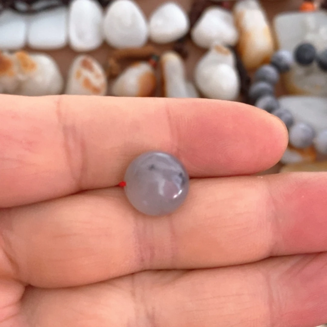 和田玉未镶嵌挂件青花卡13