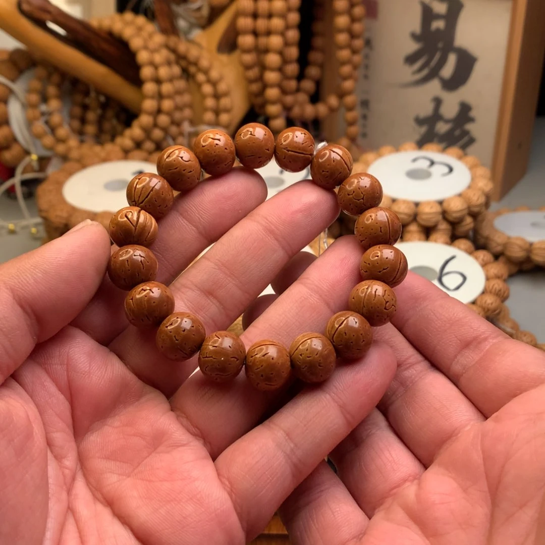 桃核手串1.5红魔光珠手串