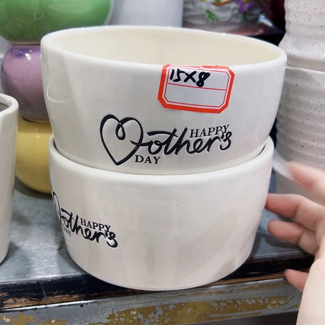 外贸尾单陶瓷花盆凑单10米包邮