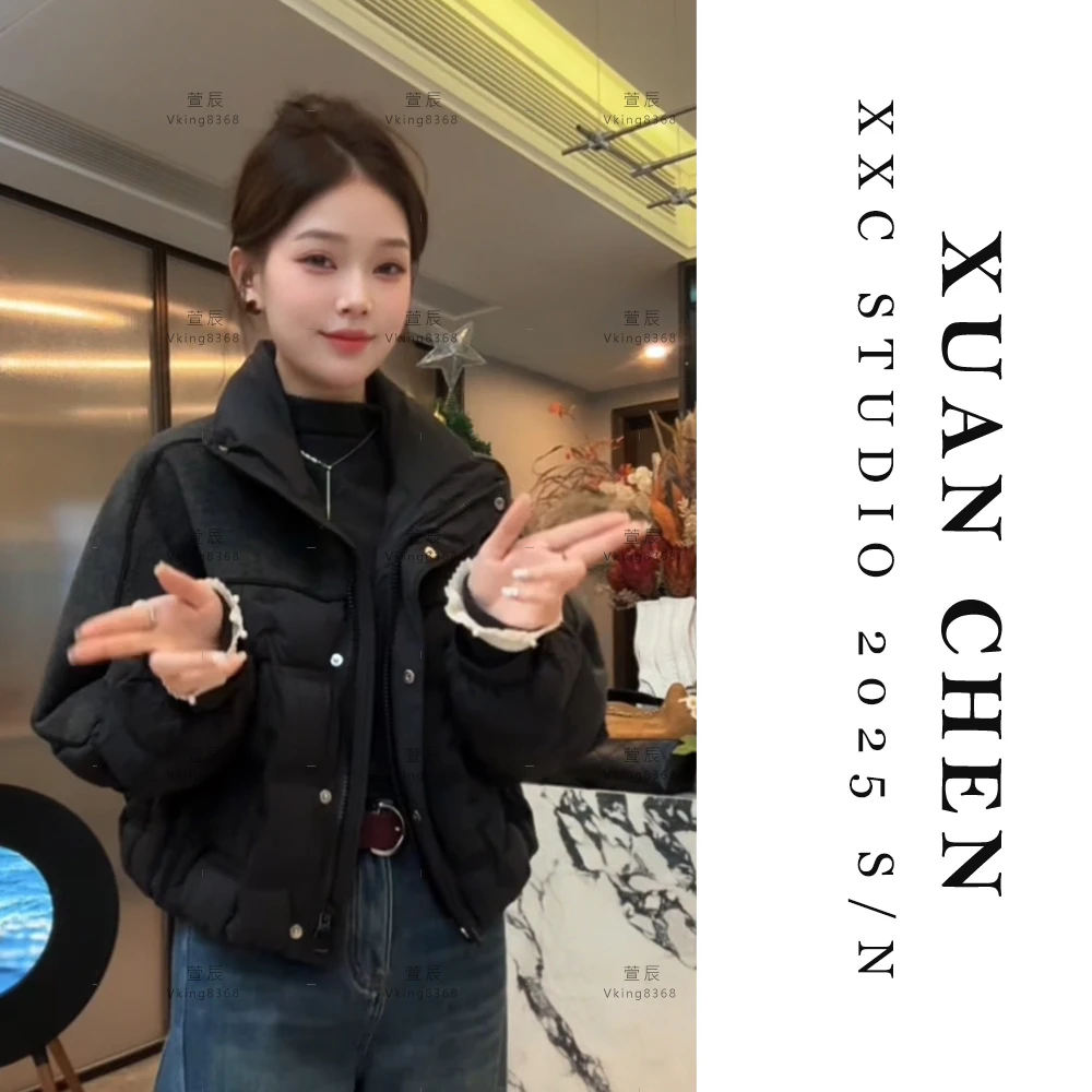【挪威雪岛】羽绒服女款秋冬90绒休闲风宽松女装外出新款外套#9296
