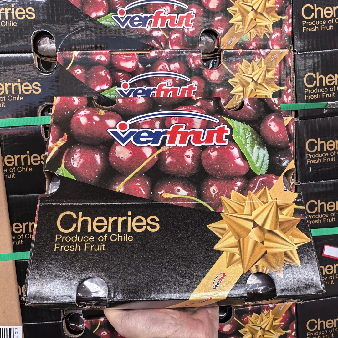 沃夫 4JD 拉宾斯 智利海运进口车厘子 又脆又甜 内附果径卡