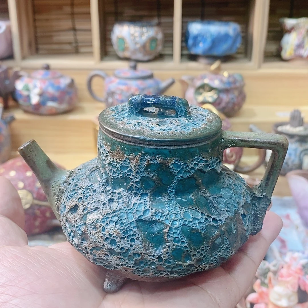 宇***玩粗陶志野柴烧茶器