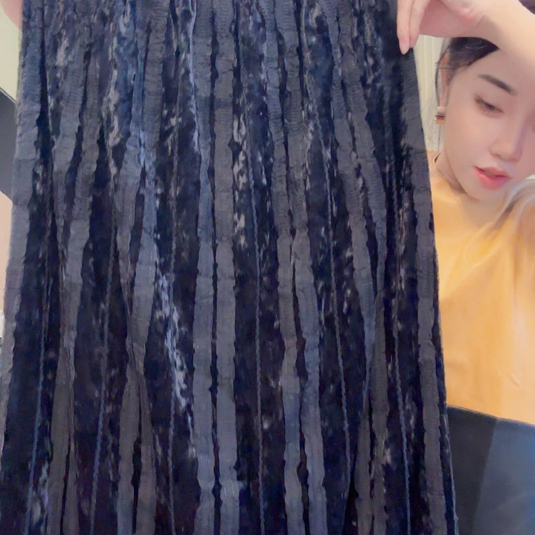 丝绒半身裙54646465656