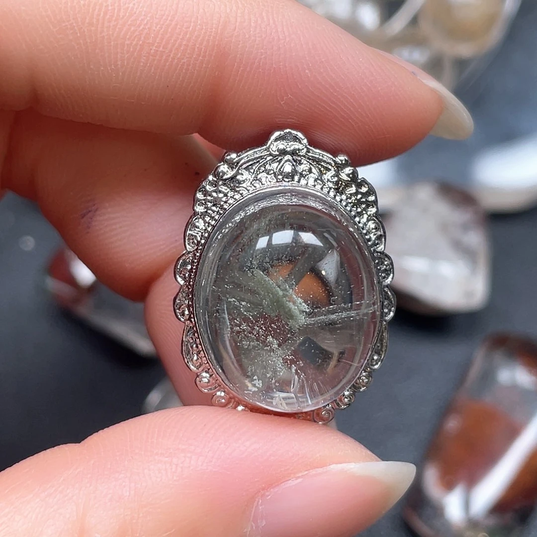 未镶嵌吊坠(不含链)水晶蓝*希