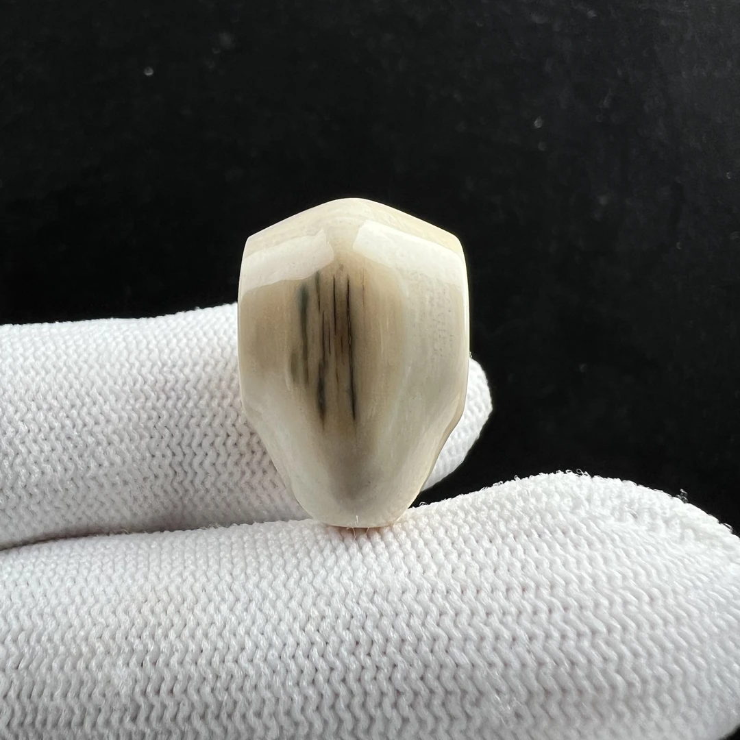 D4379天然猛犸牙 三通 15*22.5mm支持鉴定 假一罚四