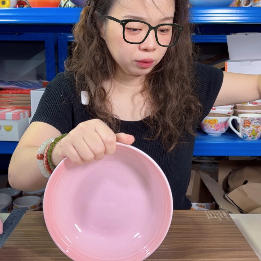 陶瓷贝壳粉燕麦碗