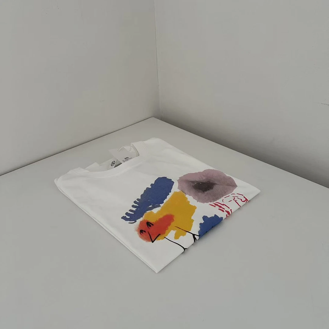 搞怪彩涂鸦短袖no.退no.换