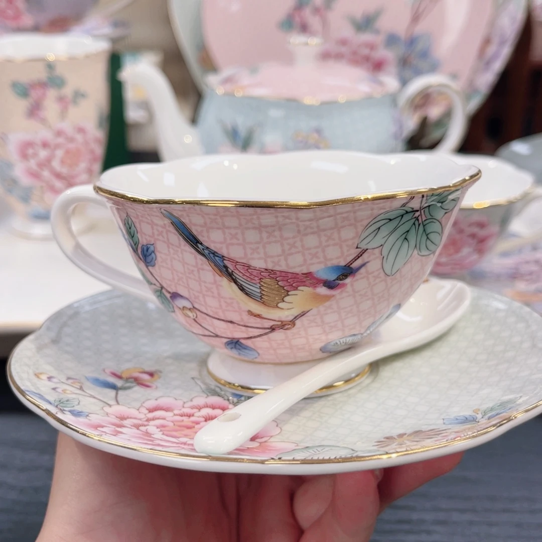 骨瓷咖啡杯碟————————-