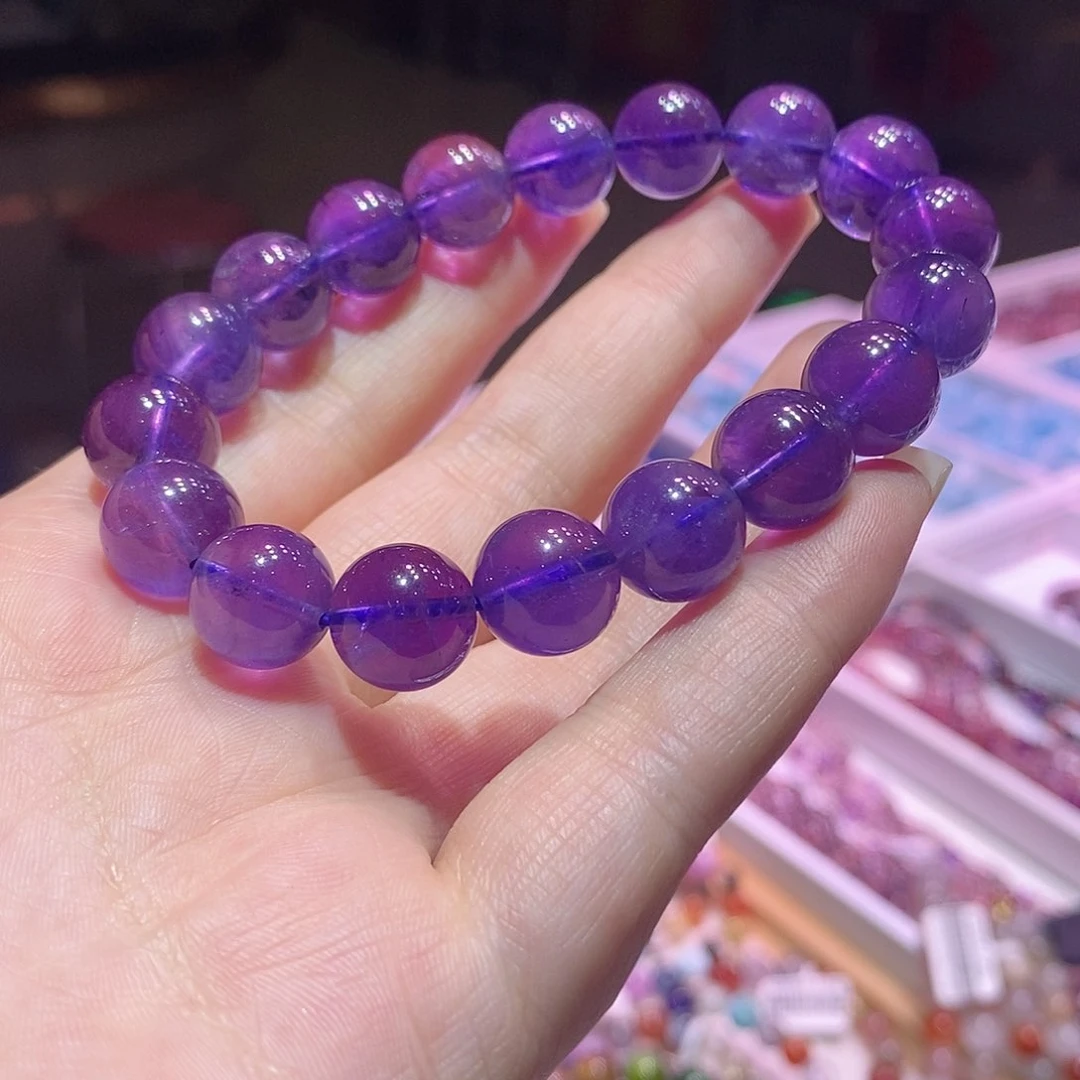未镶嵌手链水晶11.5紫水晶
