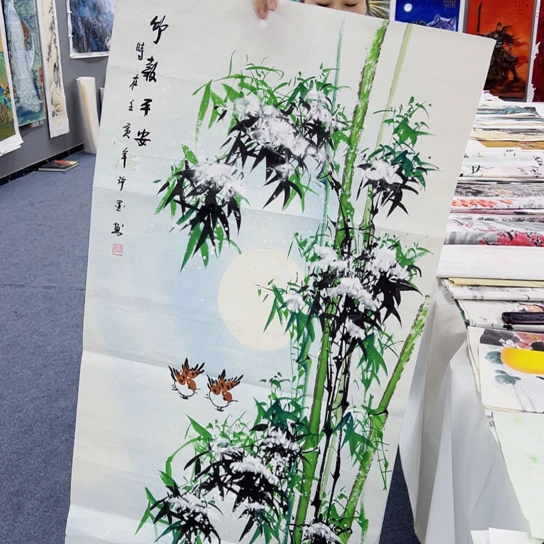 国画事事顺心如意万事如意万事