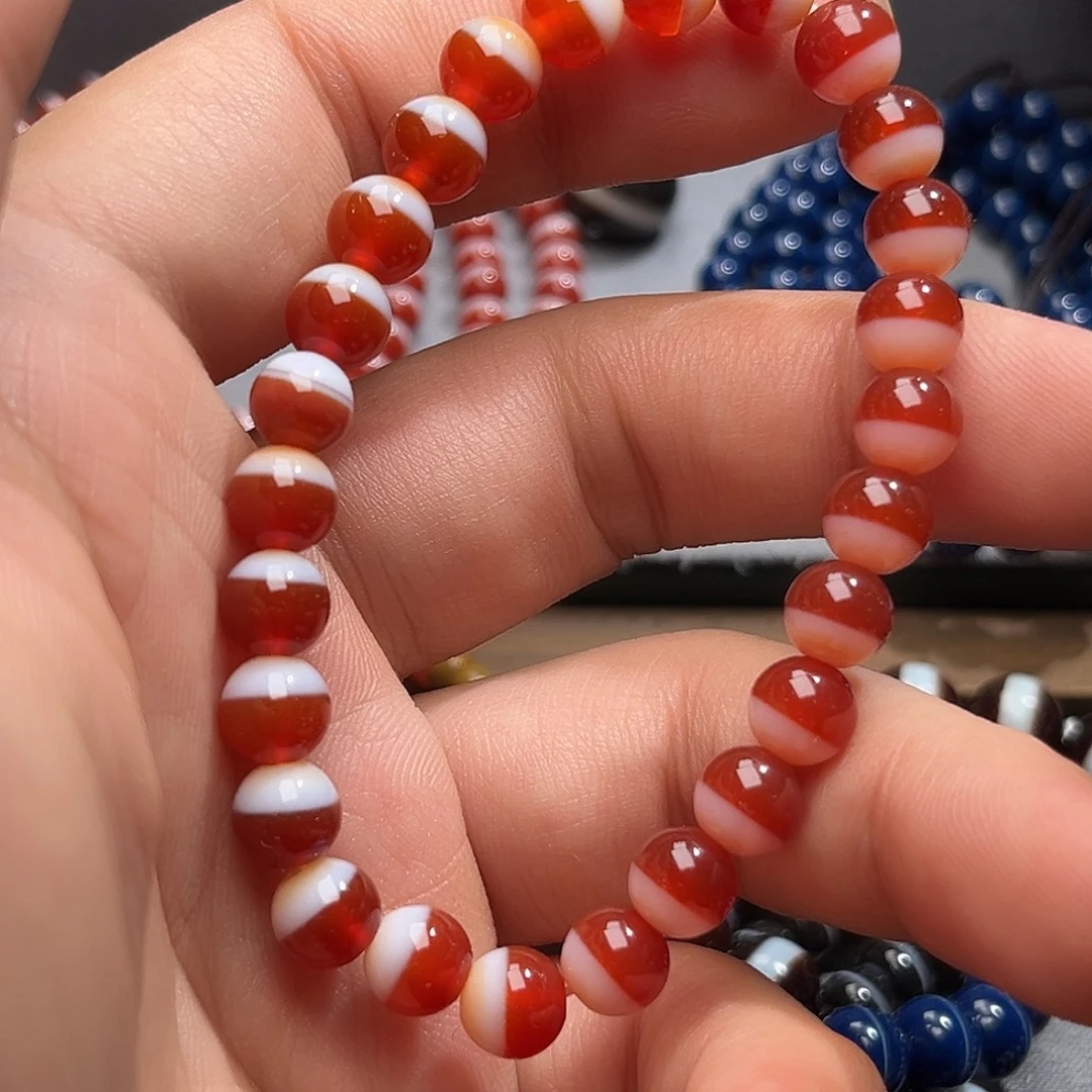 玛瑙/玉髓未镶嵌串