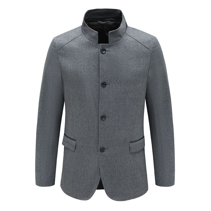 AL215男式春秋厚度便西商务休闲保暖防风西装外套 时尚都市