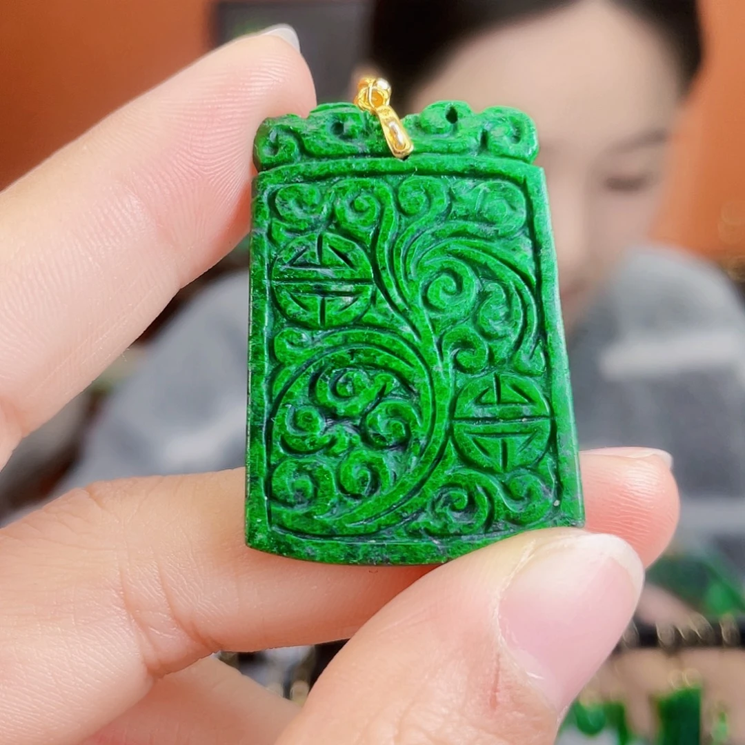 翡翠未镶嵌耳饰饰品