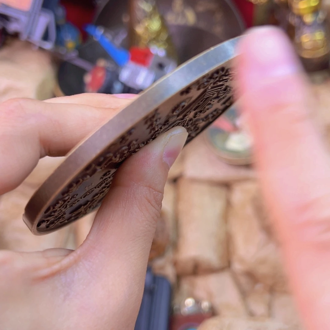 原矿风磨铜铜镜一个