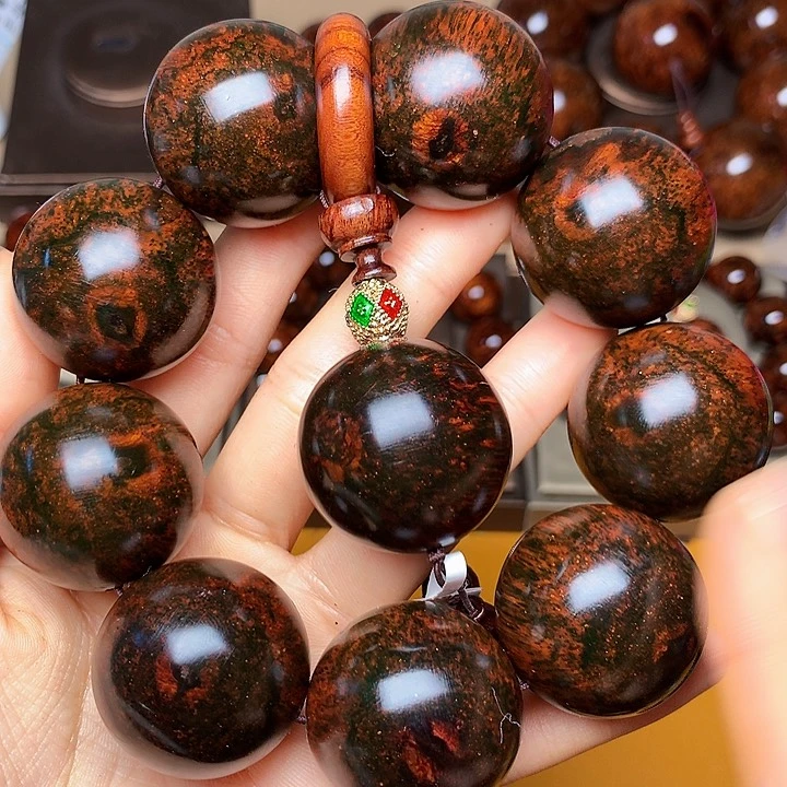 花梨木类手串/手链黄花梨风化料花梨土埋料3.0