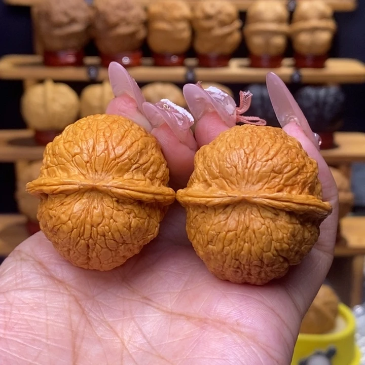 把件文玩核桃和尚头22号38尺修底福利