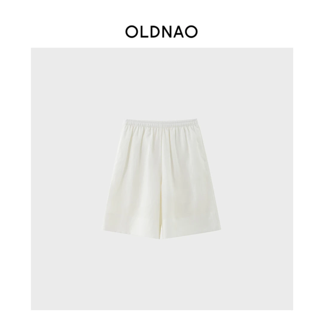【OLDNAO】品牌订单线亚麻老钱风宽松直筒中裤 -YY-7816
