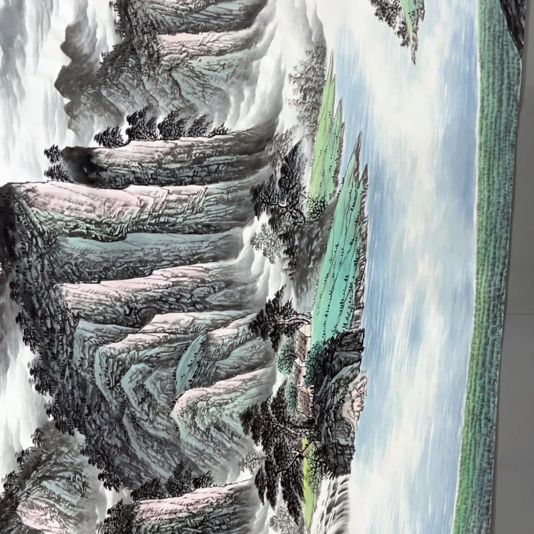 国画国画作品老师手绘