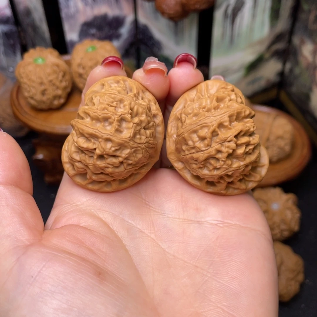 文玩核桃把件43宫灯