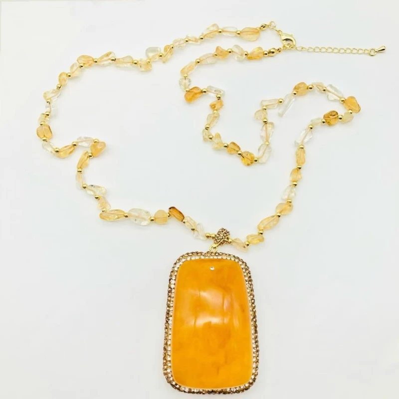 铜合金项链 时尚百搭气质毛衣链项链7535