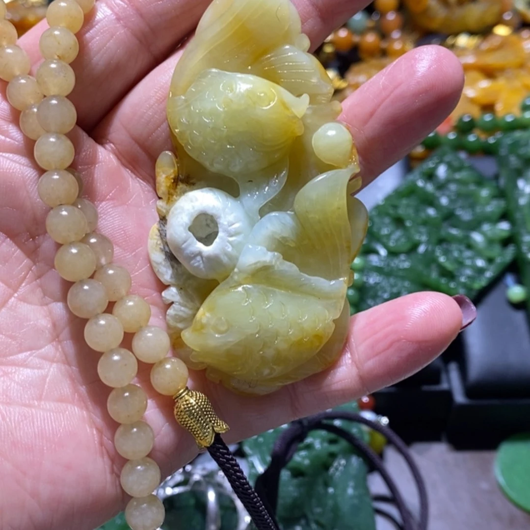 【闪购商品】岫玉毛衣链未镶嵌