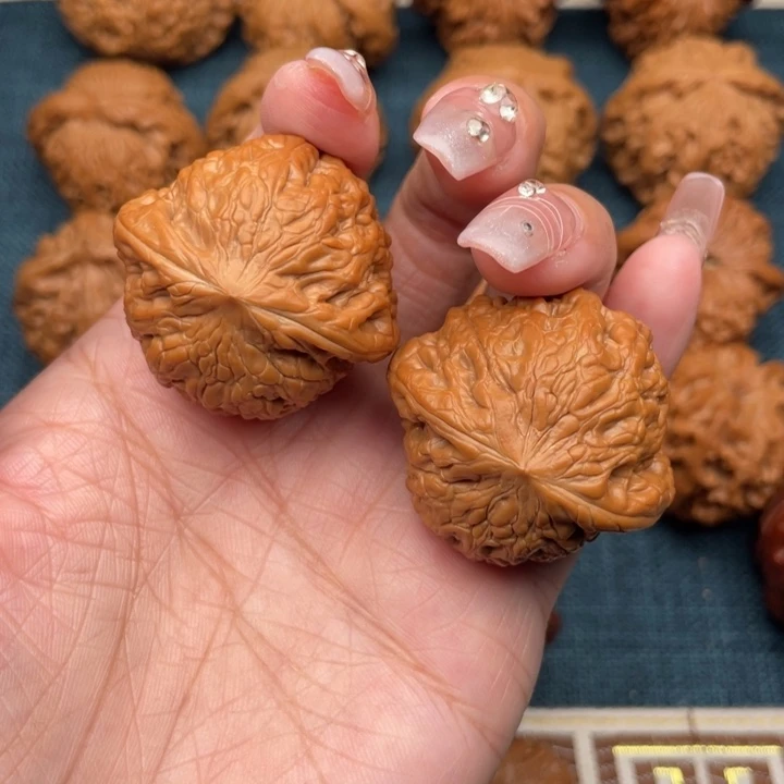 晚***多文玩核桃把件38全品铁锤。