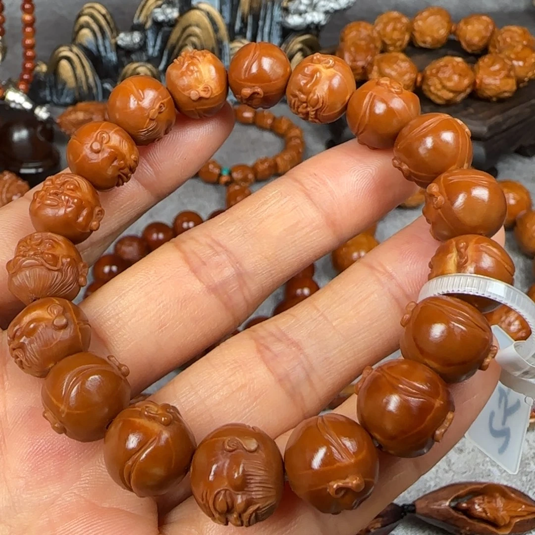 吊坠橄榄核油核18罗汉