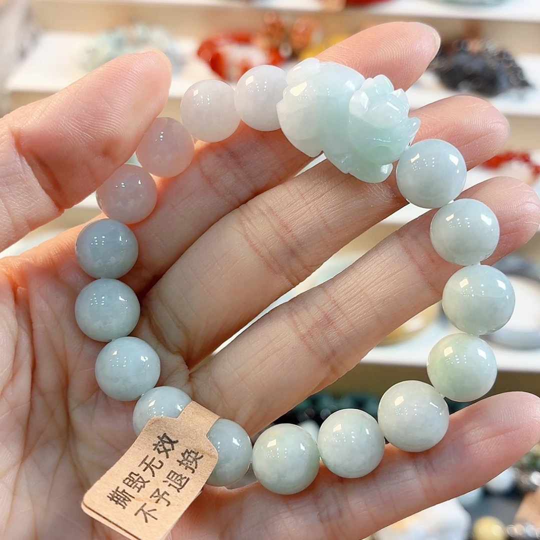 翡翠未镶嵌手链手串