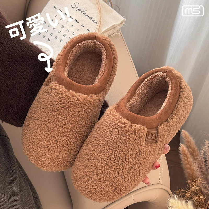 2025秋冬季棉鞋女款复古时尚暖呼呼居家轻便舒适户外加厚加绒保暖