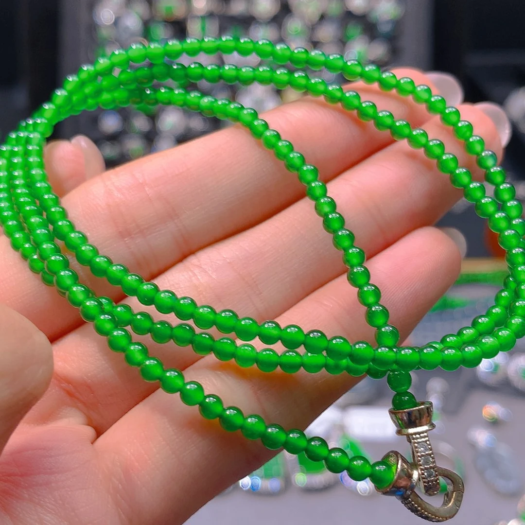 翡翠未镶嵌耳饰天然翡翠