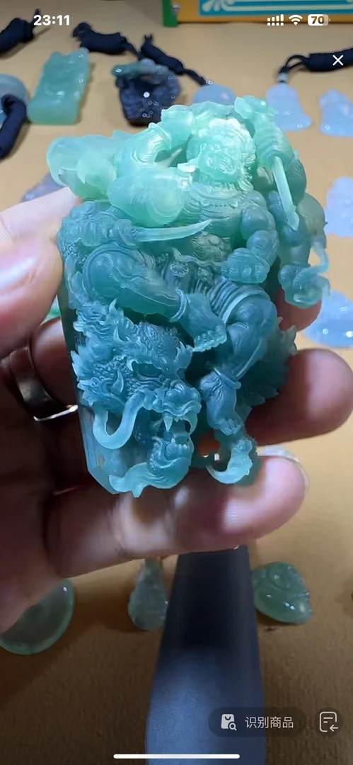 缅甸翡翠A货观音