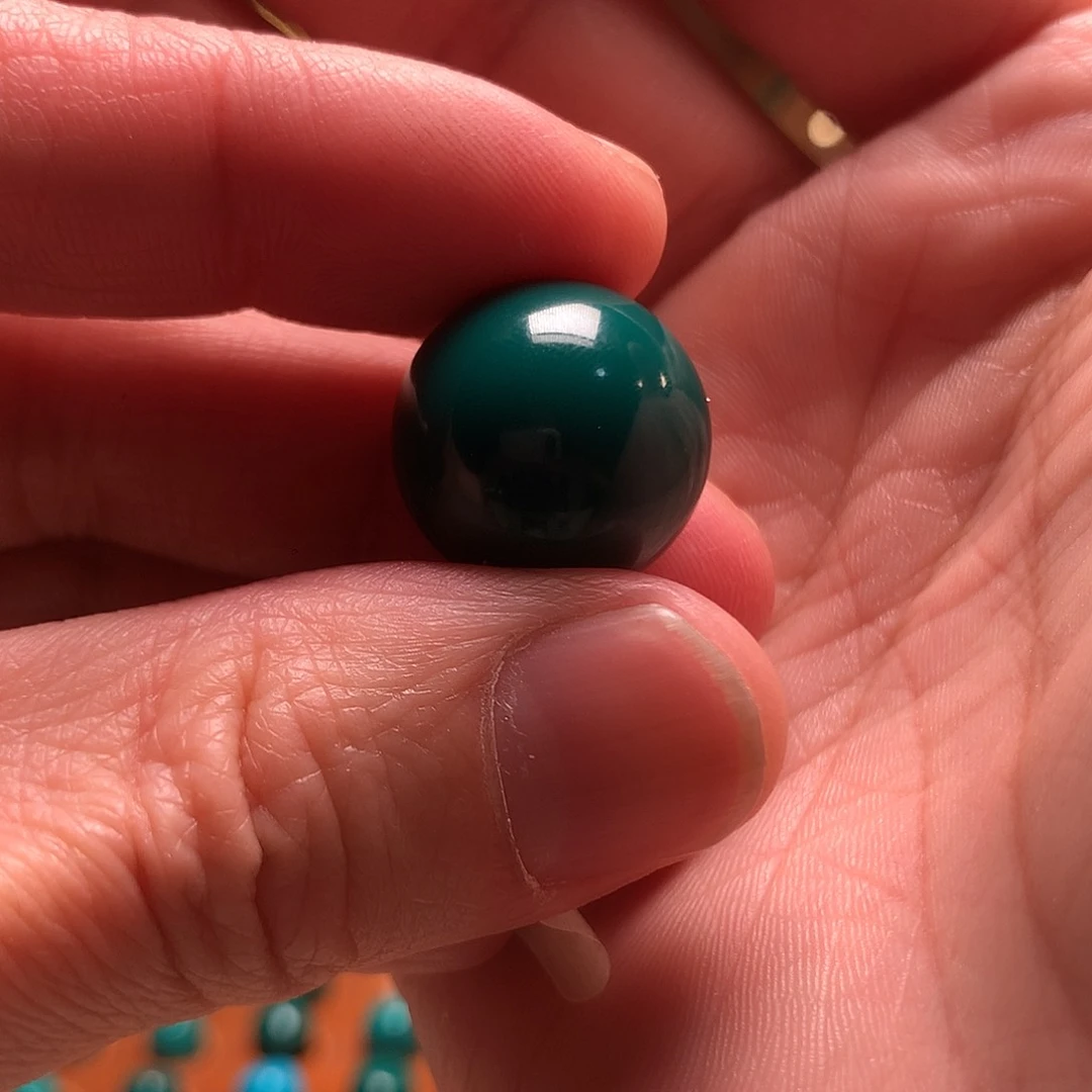 琉璃颈饰?地狱色18mm圆珠