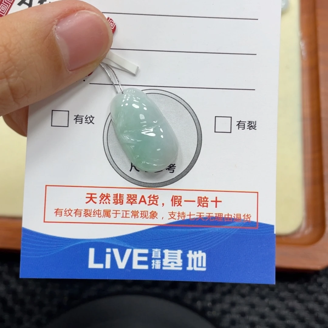 翡翠未镶嵌颈饰翡翠吊坠x 8317