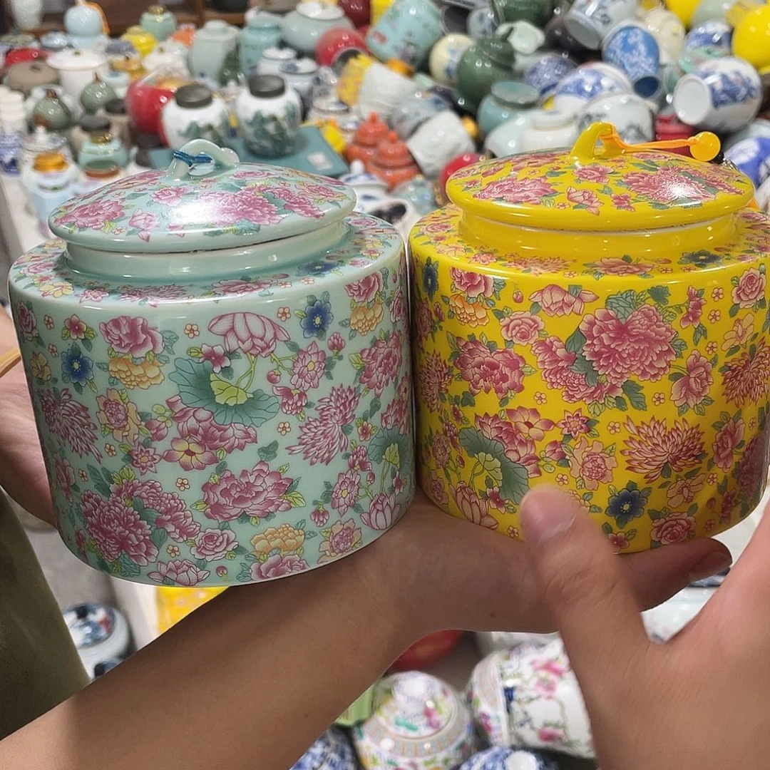 陶瓷罐茶叶罐密封罐