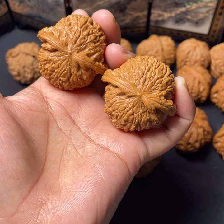 把件文玩核桃41闷白