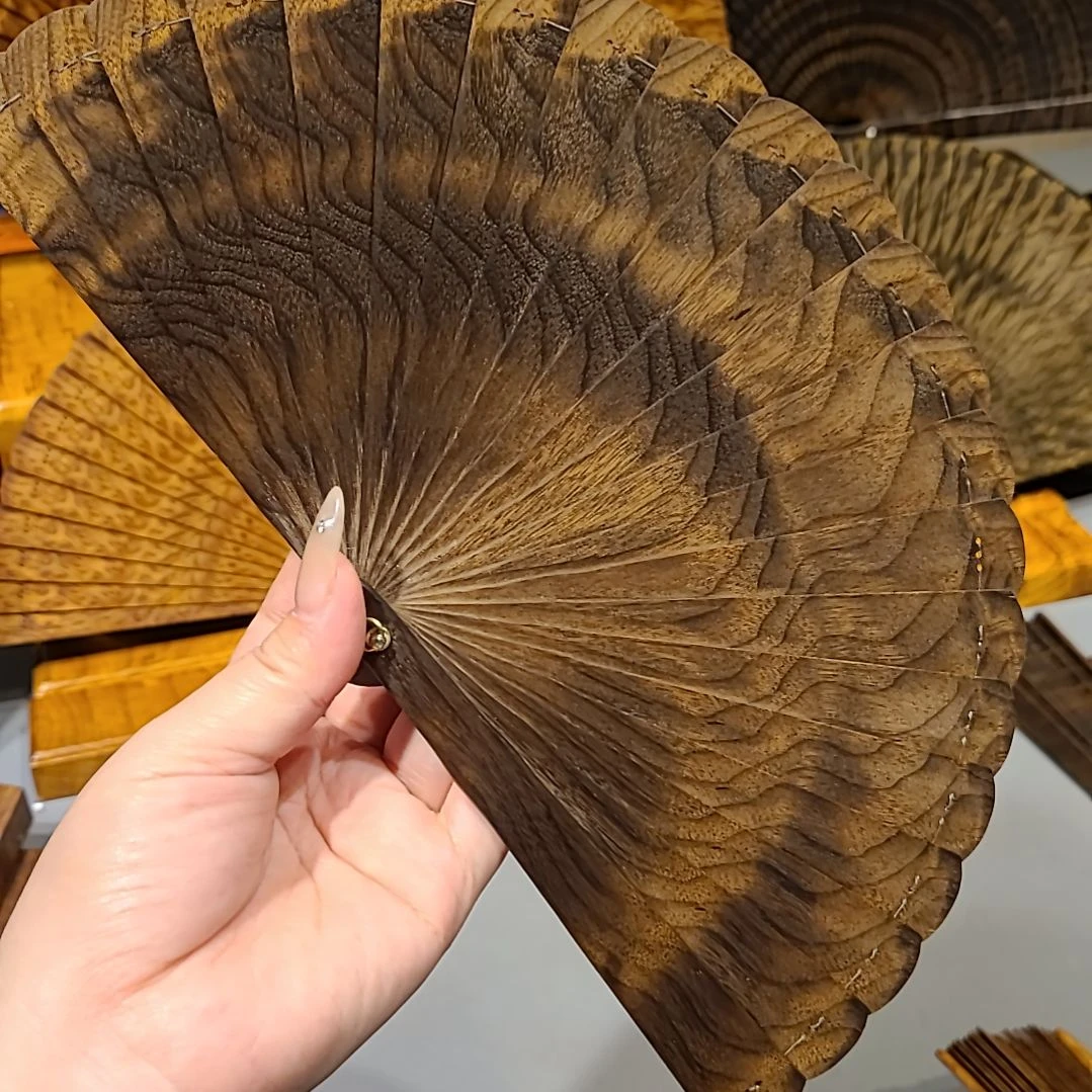 扇子15小叶桢楠金丝楠木苏扇阴沉